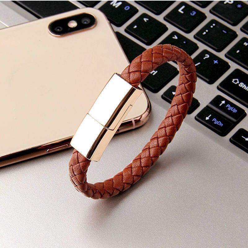 New Bracelet Charger USB Charging Cable Data Charging Cord For IPhone14 13 Max USB C Cable For Phone Micro Cable - Nyaabs