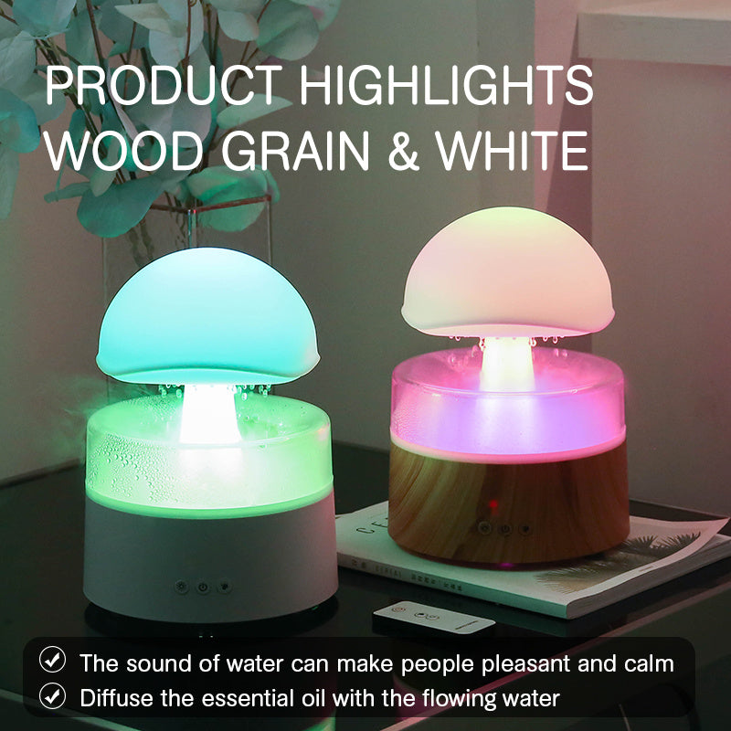 New Rain Cloud Humidifier Aromatherapy Machine Air Humidifier Ultrasonic Aroma Diffuser - Nyaabs