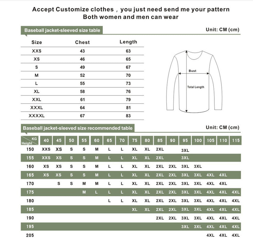 Casual Loose Men's And Women's Baseball Uniform Sweater Coat - Nyaabs