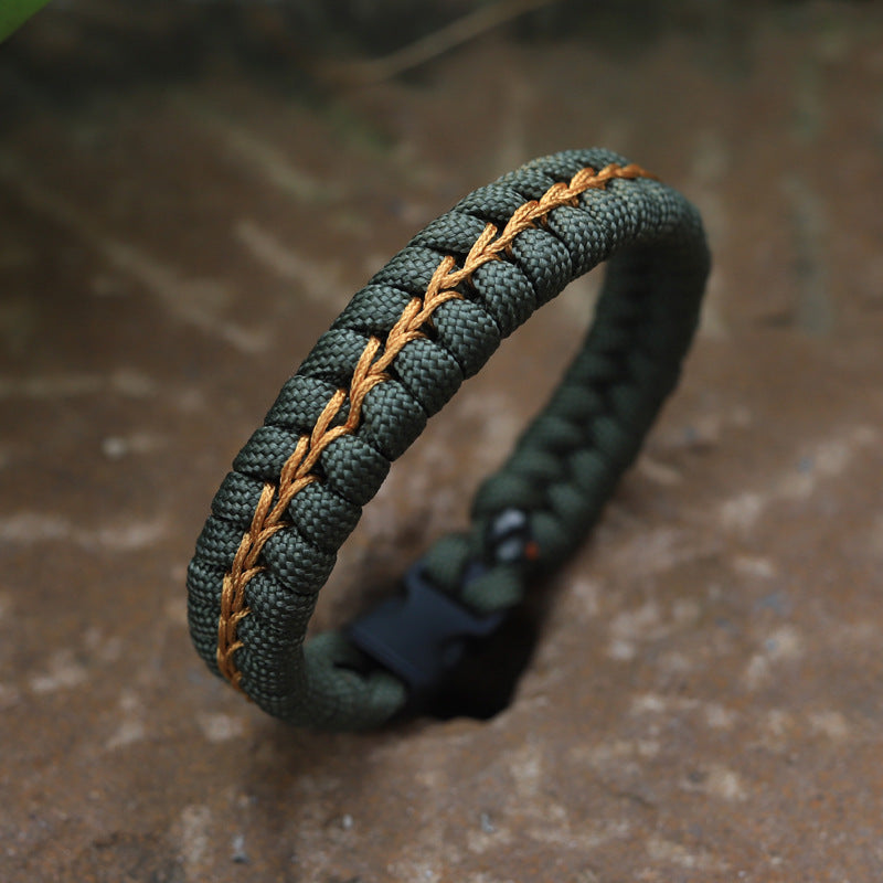 Handwoven Outdoor Sports Bracelet For Men - Nyaabs