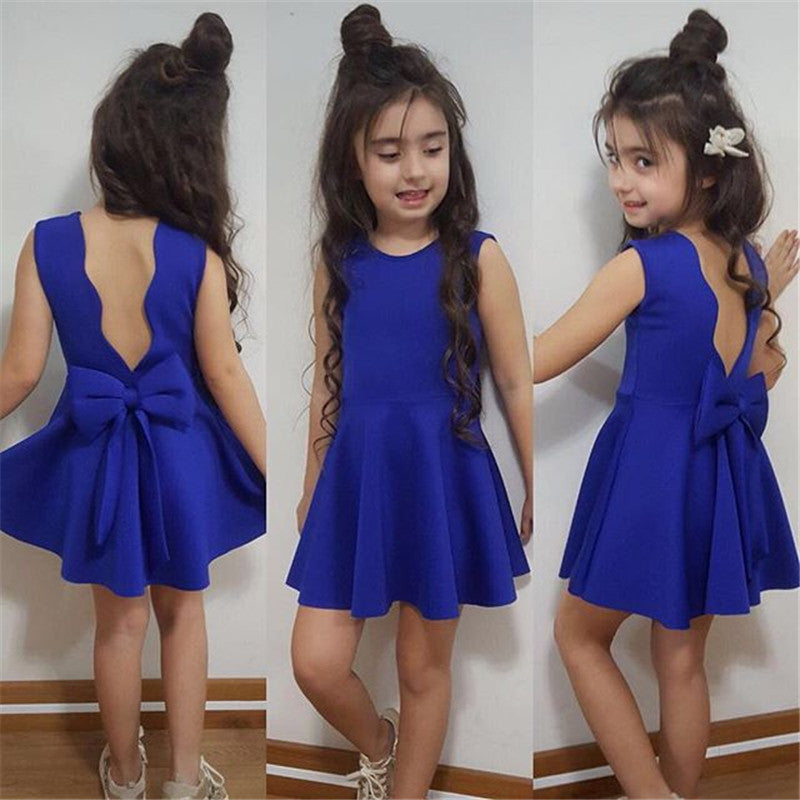 Kids Clothes Dress Baby Sleeveless Girl Clothing Years - Nyaabs