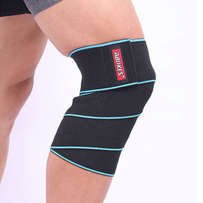 Lifting Knee Wraps Sports Running Basketball Football Wrap Bandage Kneepad - Nyaabs