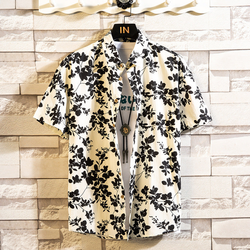 Fashion Casual Floral Shirt For Men My Store