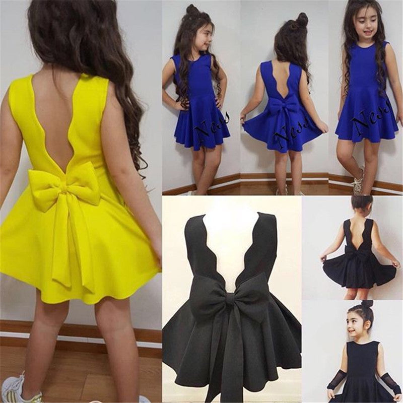 Kids Clothes Dress Baby Sleeveless Girl Clothing Years - Nyaabs