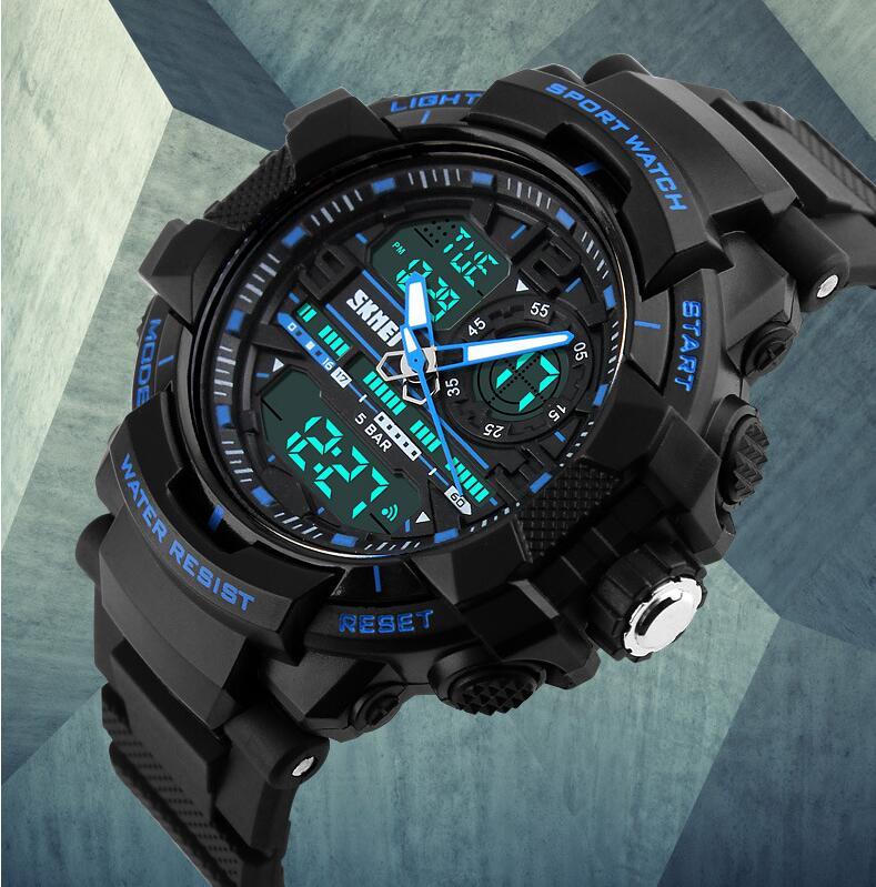 Multifunctional Outdoor Sports Waterproof Electronic Watch - Nyaabs