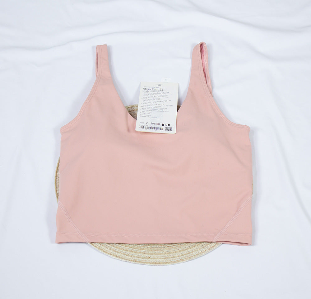 Ladies U Shape Sports Vest Yoga Wear - Nyaabs