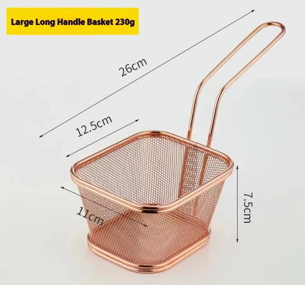 304 Stainless Steel Chips Basket Mini Frying Basket - Nyaabs