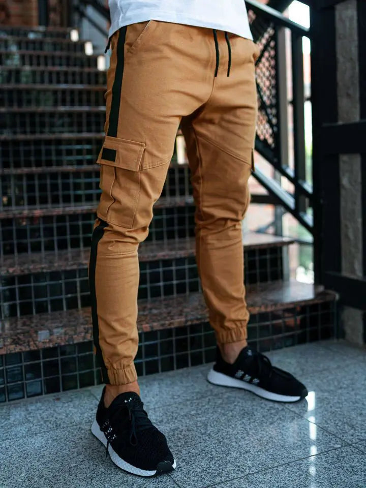 Leather Bound Casual Pants For Men - Nyaabs