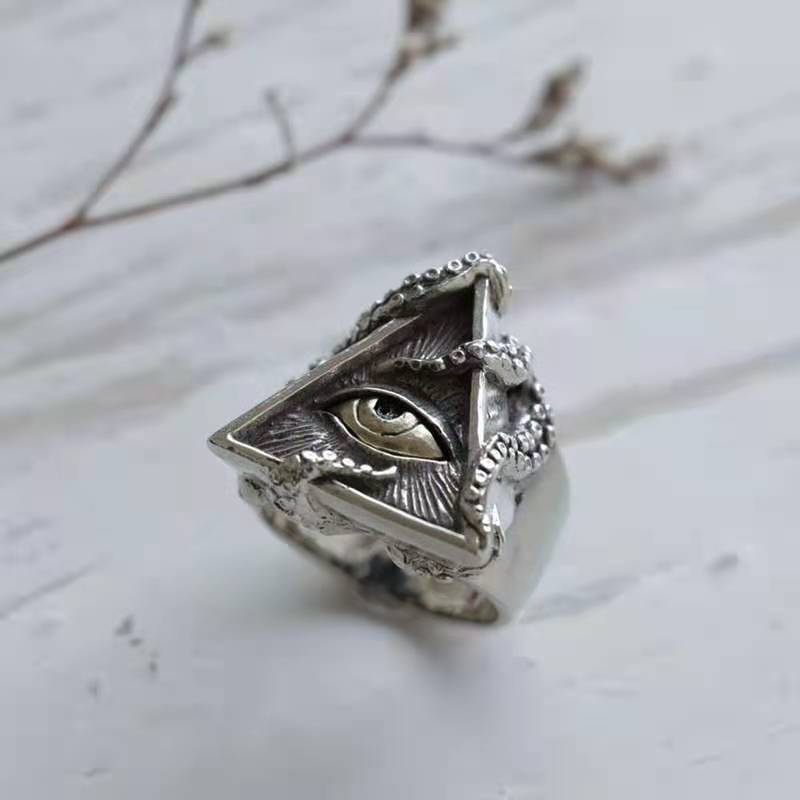 Creative Hip-hop Triangle Ring Domineering Men - Nyaabs