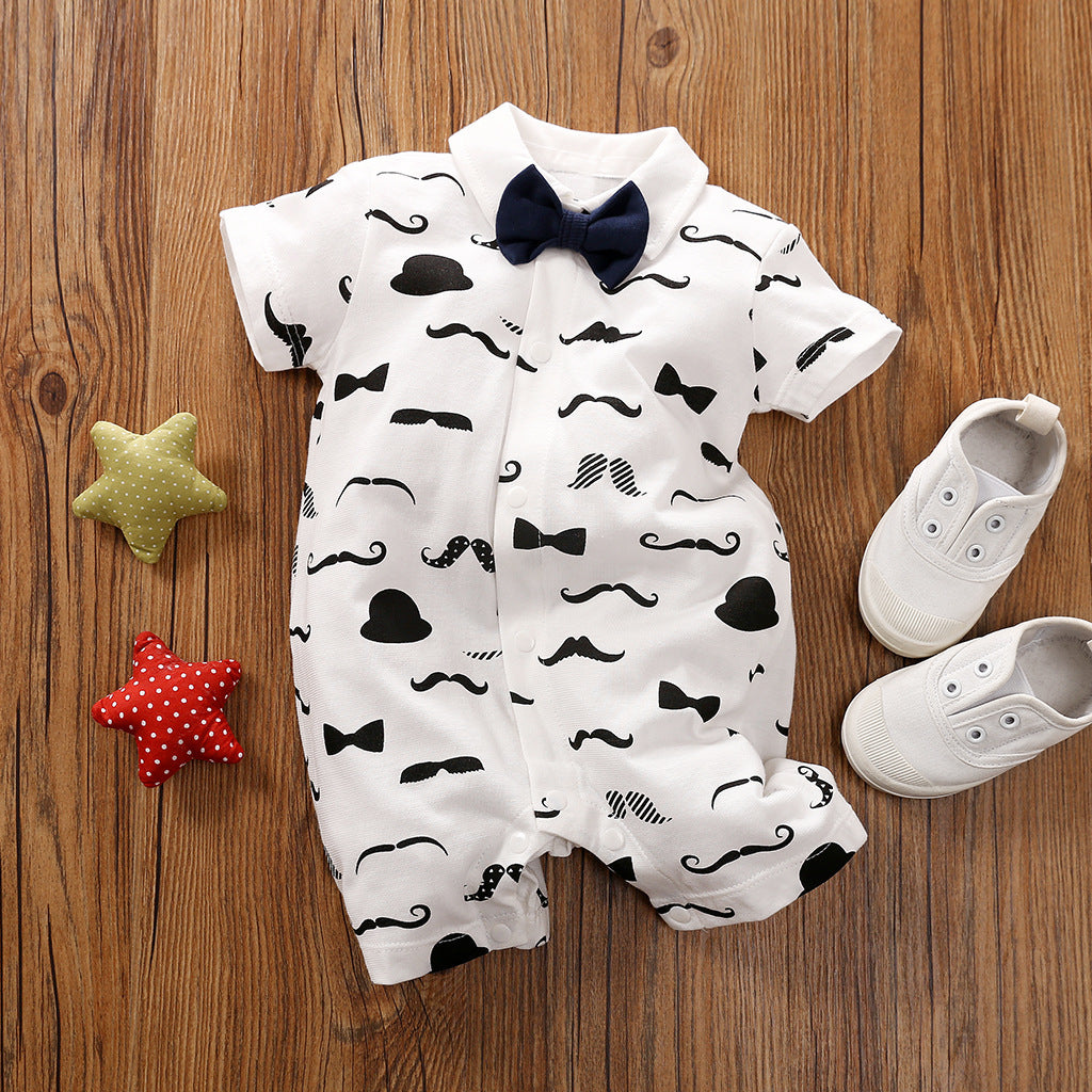 Gentleman's Baby Clothes, Long-sleeved Baby Clothes, Gentleman's Romper - Nyaabs