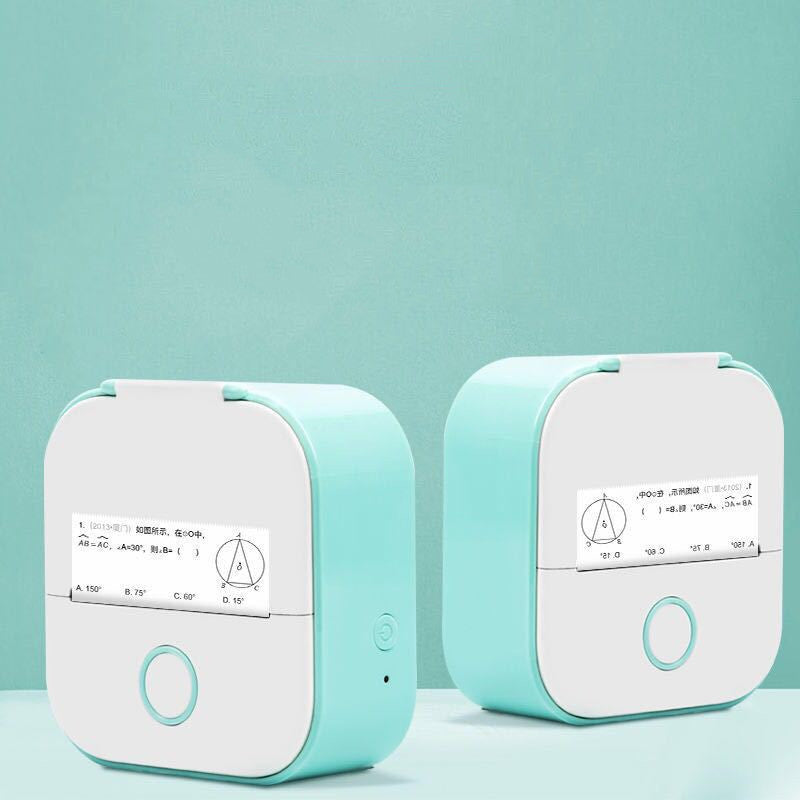 Portable Mini Thermal Label Printer Home Photo Printer Student Wrong Question Printer Bluetooth Mini Label Printer Price Tag nyaabs.com