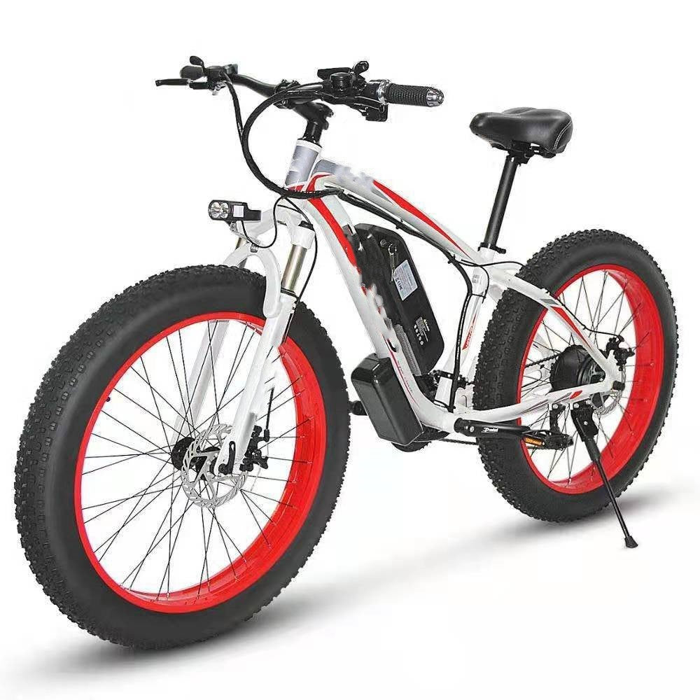 Electric Bicycle Lithium Tram Snow Electric Mountain Bike 21 Speed - Nyaabs