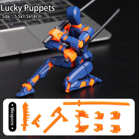 Multi-Jointed Movable Shapeshift Robot 2.0 3D Printed Mannequin Dummy Action Model Doll Toy Kid Gift - Nyaabs