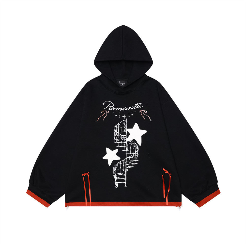 Tone Symbol Printed Hoodie Men And Women - Nyaabs