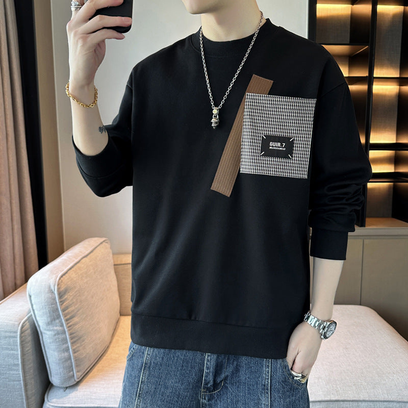 Round Neck Bottoming Shirt Ins Casual Sweatshirt Loose - Nyaabs