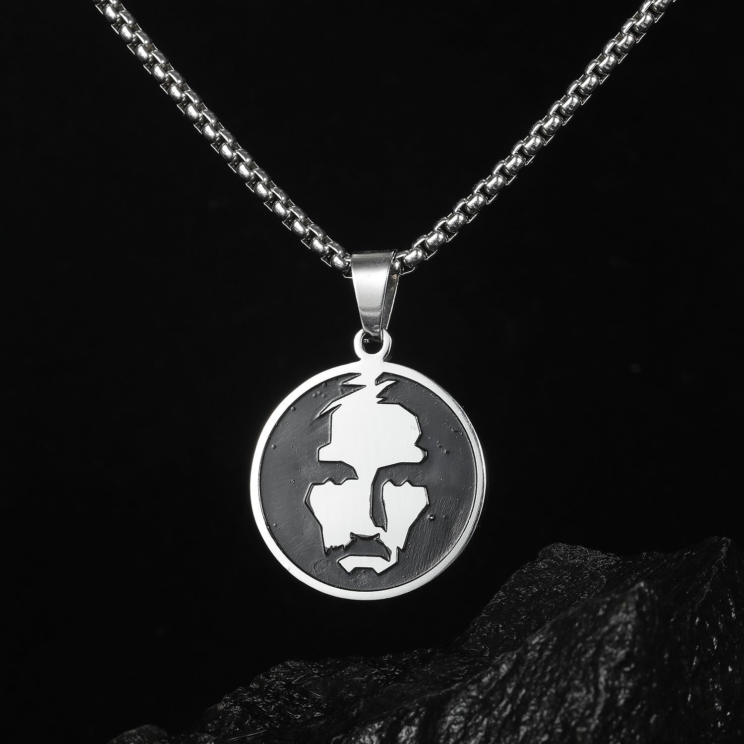 Titanium Steel Simple Pendant Men - Nyaabs