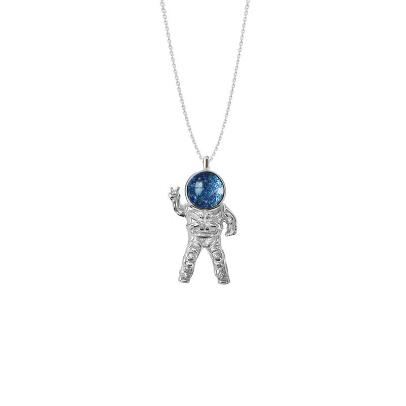 Astronaut Couple Necklace Fashion Men And Women - Nyaabs