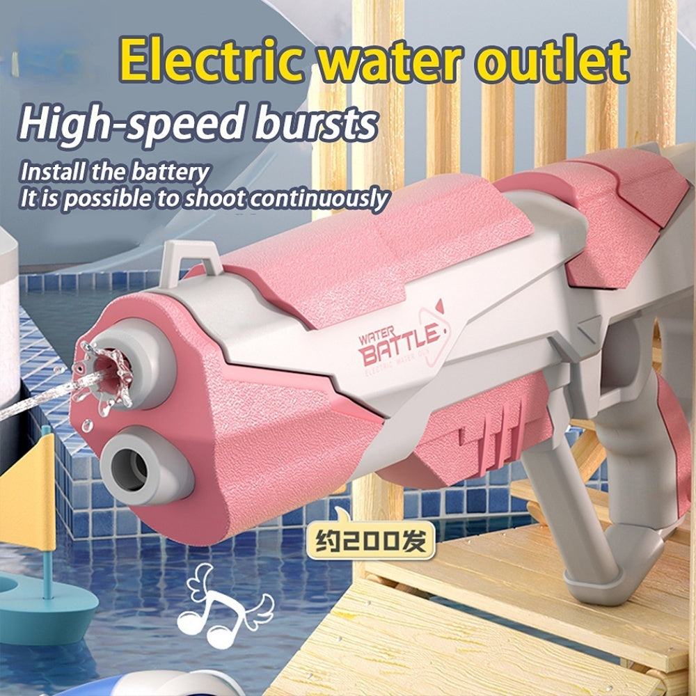 Space Water Gun Electric Automatic Water Absorption Water Fights Toy Outdoor Beach Swimming Pool Bath Toys For Children Kid Gift - Nyaabs