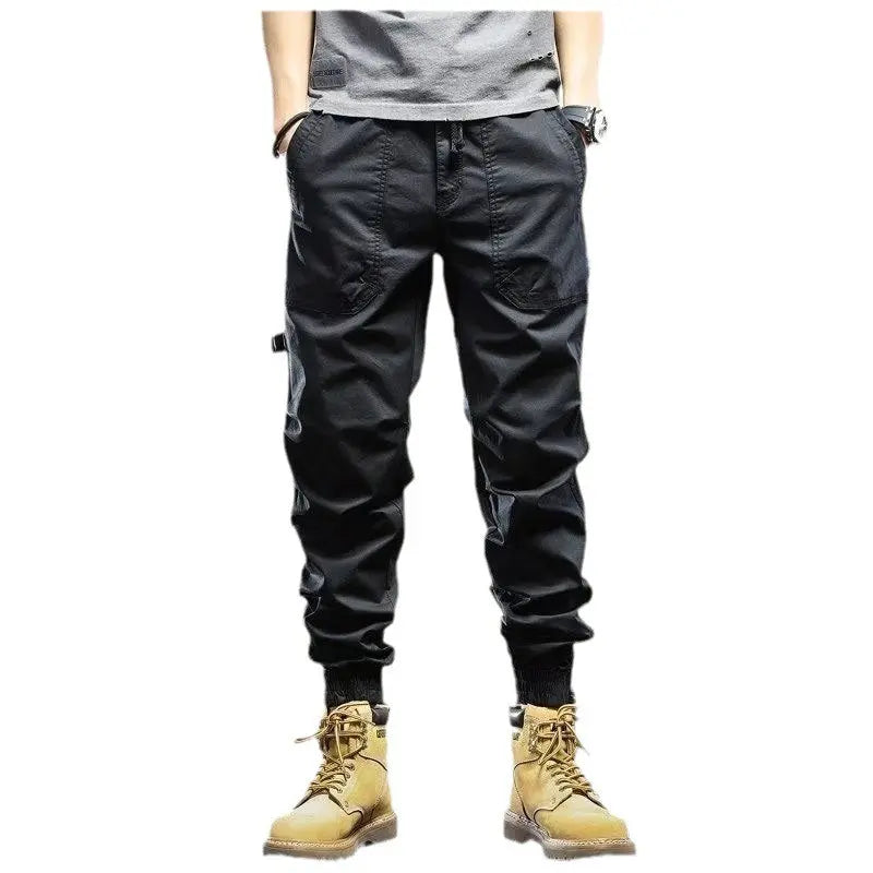 Fashion Loose Casual Loose Ankle-tied Jogger Pants - Nyaabs