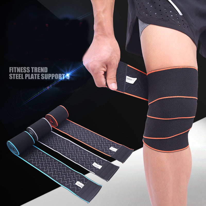 Lifting Knee Wraps Sports Running Basketball Football Wrap Bandage Kneepad - Nyaabs