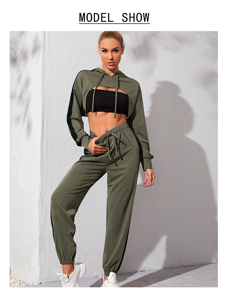 Fashion Loose Casual Sports Fitness Yoga Wear Suit - Nyaabs