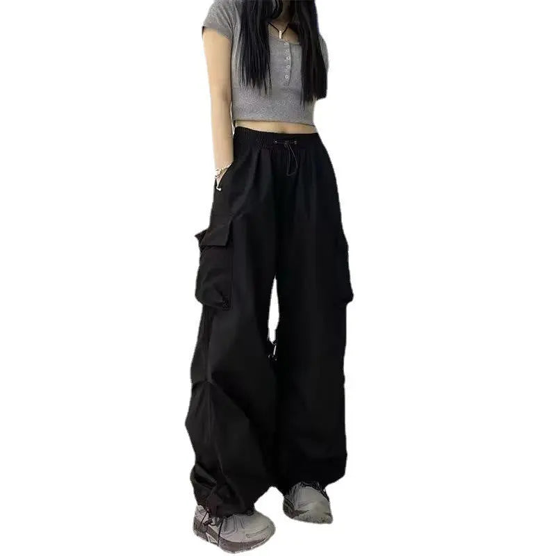 Straight Wide Leg Casual Pants - Nyaabs