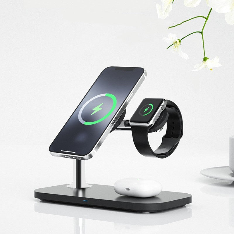 Magnetic 3-in-1 Wireless Charger - Nyaabs