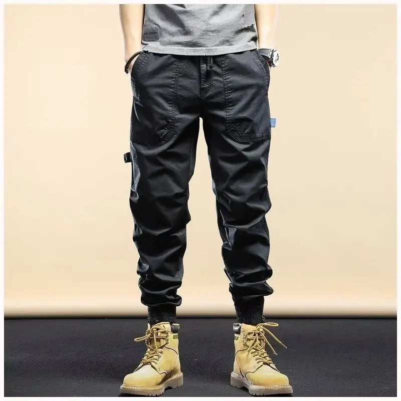 Fashion Loose Casual Loose Ankle-tied Jogger Pants - Nyaabs