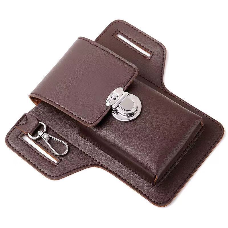 Cigarette Case Hanging Key Belt Waist Bag - Nyaabs