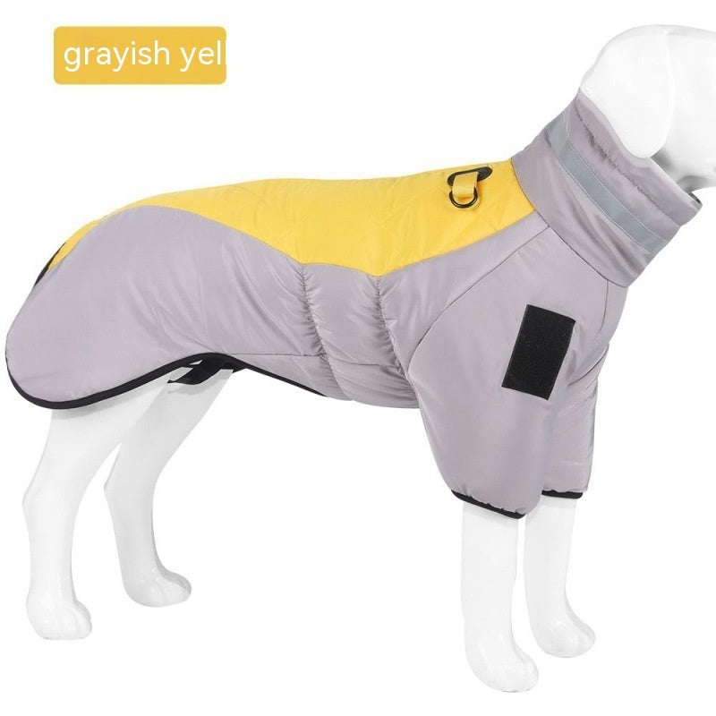 New Winter Dog Coat Waterproof Pet Clothes For Medum Large Dogs Warm Thicken Dog Vest Custome Labrador Jacket - Nyaabs