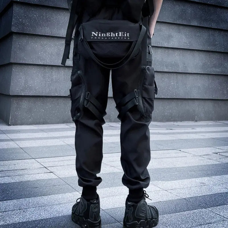 Loose Multi Pocket Paratrooper Pants Functional Style - Nyaabs