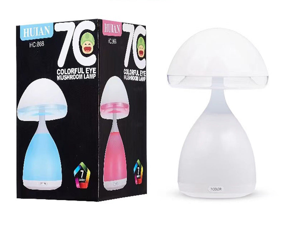 Color Dimming Rechargeable Bedside Mushroom Lamp - Nyaabs