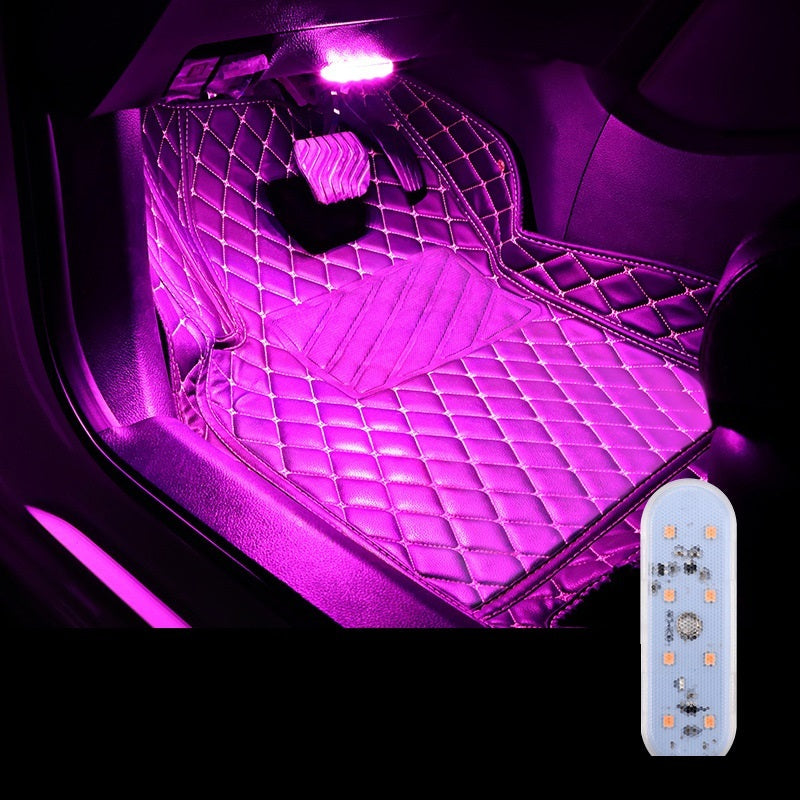 Touch-sensitive Usb Charging Atmosphere Lamp In Car - Nyaabs