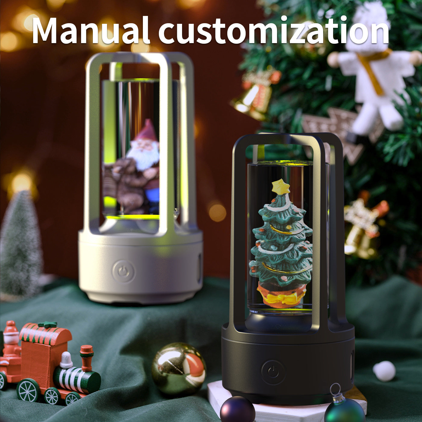 No Accessories 2 In 1 DIY Audio Crystal Light And Bluetooth Speaker Gift Touch Resin Night Light - Nyaabs