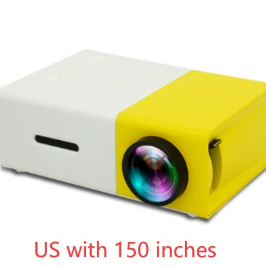 Portable Projector 3D Hd Led Home Theater Cinema HDMI-compatible Usb Audio Projector Yg300 Mini Projector - Nyaabs