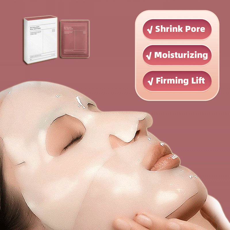 Face Mask Shrink Pore Moisturizing Refreshing Brightening Firming Lift Nourish Skin Care Deep Hydration Moisturizer - Nyaabs