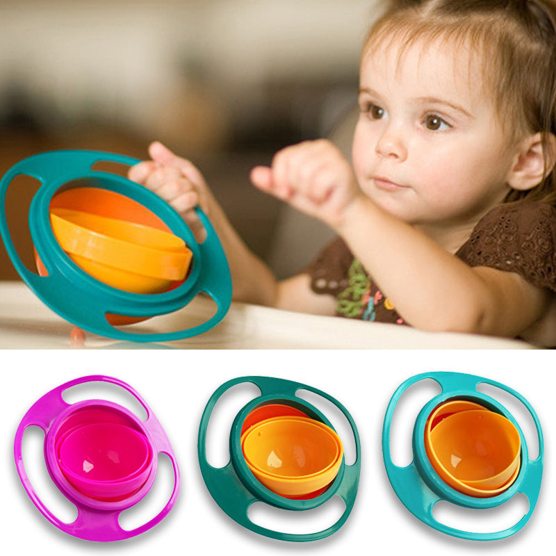 360 Rotate Universal Spill-proof Bowl Dishes - Nyaabs