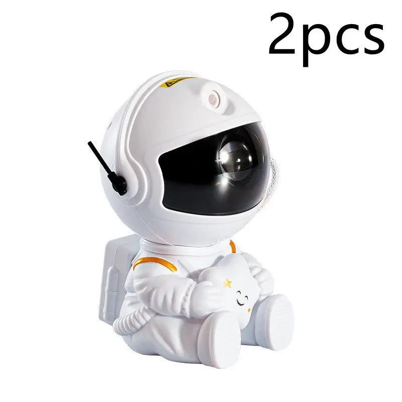 Mini Version Of Astronaut Star Projection Lamp Creative Gift Atmosphere Decorative Lamp Colorful Flowing Starry Night Light - Nyaabs