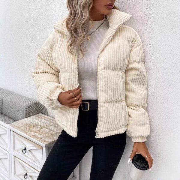 Fashionable Warm Corduroy Jacket Casual Loose - Image 5